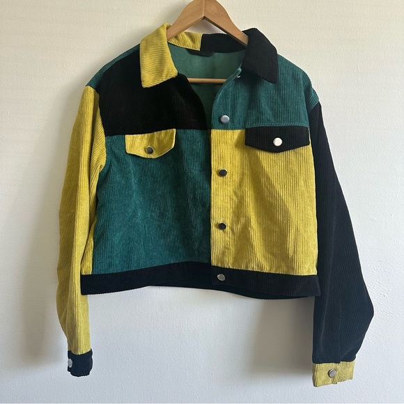 SHEIN Multicolor Corduroy Jacket - Picture 1 of 6